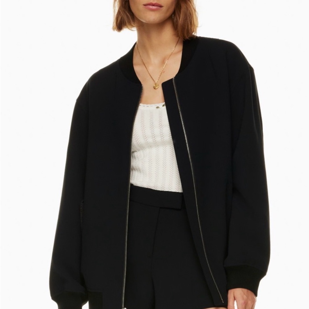 Wilfred Black Bomber Jacket
